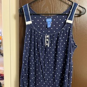 Polkadot PJ tank top